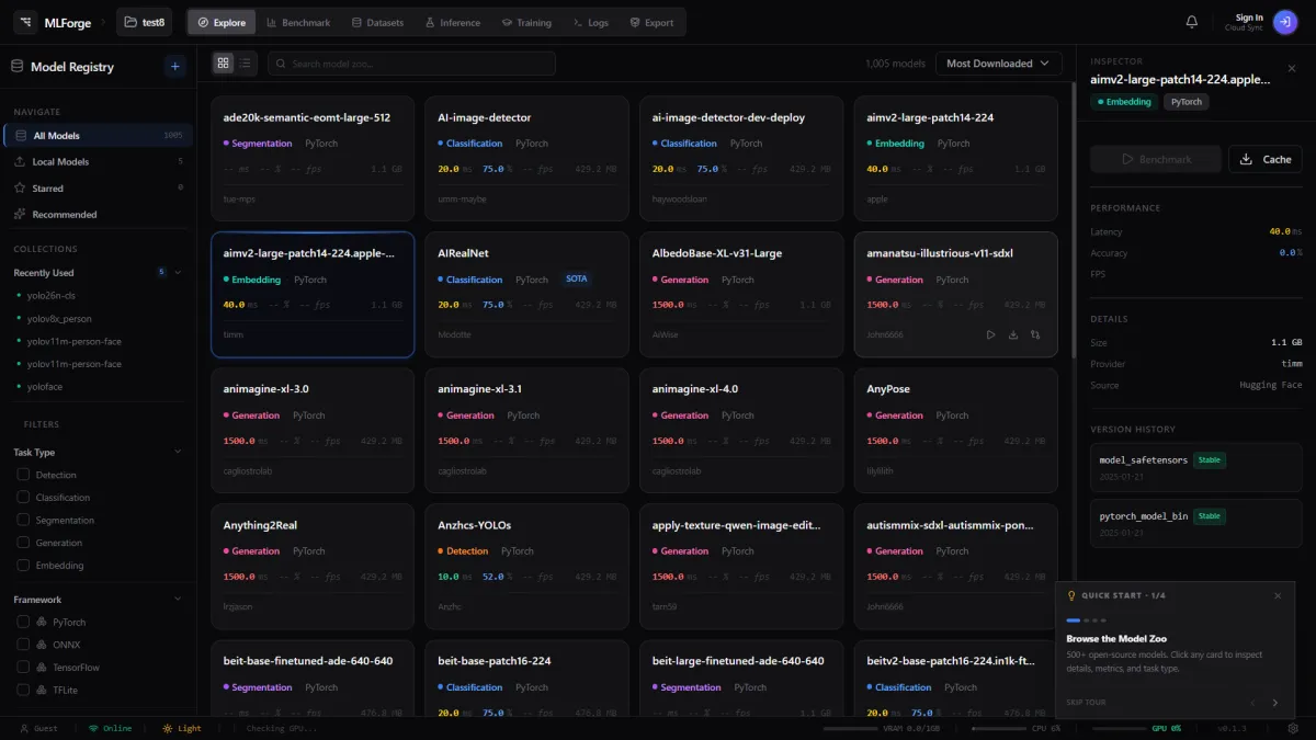 MLForge Preview
